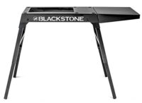 Blackstone Universal Griddle Stand with Adjustable Leg and Side Shelf - Made to fit 17” or 22” Propane Table Top Griddle