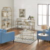 Better Homes & Gardens Nola Side Table, Gold Finish