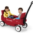Radio Flyer, Pathfinder 2-in-1 Wagon, Folding Seats, Red