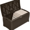 Suncast Resin 99-Gallon Deck Box - Mocha Brown - DBW9200