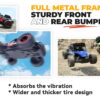 Bezgar Remote Control Cars RC Monster Truck, RC Car Toy Car for Adults Boys Kids 6+, 2 Rechargeable Batteries Bezgar Remote Control Cars RC Monster Truck, RC Car Toy Car for Adults Boys Kids 6+, 2 Rechargeable Batteries