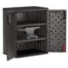Suncast 36-Inch Storage Cabinet Locker for Garage and Shed, Black