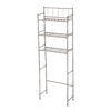 Mainstays 4 Piece Steel Satin Nickel Bath Shelves Set 10 lb Capacity per Shelf