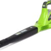 Greenworks 40V 135 CFM Cordless Leaf Blower/Sweeper, Battery Not Included, 24282
