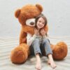 MorisMos Giant Teddy Bear 4ft Stuffed Animal Plush Toy, Chocolate