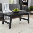 Mainstays Wood Rectangle Coffee Table, Black