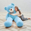 MorisMos Giant Teddy Bear 39.3'' Stuffed Animal Soft Big Bear Plush Toy, Blue