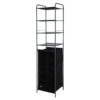 Mainstays Rich Black 10-Pair Shoe Organization System for Closets and Wardrobes