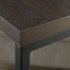 Mainstays C-Shape Metal End Table, Espresso/Black