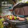 Coleman RoadTrip x-Cursion 2 Burner Propane Gas Portable Grill, Black Coleman RoadTrip x-Cursion 2 Burner Propane Gas Portable Grill, Black