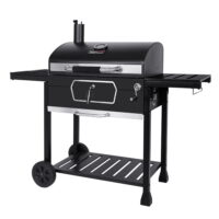 Royal Gourmet 30" CD2030AN Deluxe Charcoal Grill, BBQ Smoker Picnic Camping Patio Backyard Cooking, Black