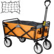 VEVOR Collapsible Wagon Cart ,Folding Wagon Cart , 176 lbs Load Beach Wagon Oversized Wheels