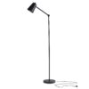 Mainstays 64 inch Black Architect Floor Lamp, Matte Metal Finish
