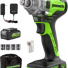 Greenworks 24V Brushless 1/2-inch 300 ft./lbs. Impact Wrench with 4.0Ah Battery & Charger
