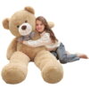 MorisMos Giant Teddy Bear 4ft Stuffed Animal Soft Big Bear Plush Toy, Brown