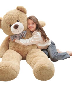 MorisMos Giant Teddy Bear 4ft Stuffed Animal Soft Big Bear Plush Toy, Brown