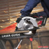 PowerSmart 20V 6-1/2 inch Cordless Circular Saw with 4.0Ah Battery and Fast Charger