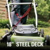 Greenworks 12 Amp 18-inch Corded Electric Walk-Behind Push Lawn Mower, 25012 Greenworks 12 Amp 18-inch Corded Electric Walk-Behind Push Lawn Mower, 25012