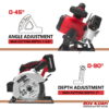 PowerSmart 20V 6-1/2 inch Cordless Circular Saw with 4.0Ah Battery and Fast Charger