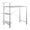 Mainstays Side Storage Desk - White
