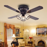 Warehouse of Tiffany Tarudor 42 in. Indoor Ceiling Fan