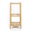 Mainstays 30-inch Three Tier Free-Standing Bathroom Shelf, 30 lbs. Capacity, Bamboo