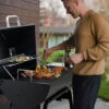 Royal Gourmet 30" CC1830 627 Square inches Barrel Charcoal Grill with Side Table