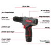 Hyper Tough 12V Max* Lit-Ion Cordless 3/8-inch Drill Driver with 1.5Ah Battery, 99303