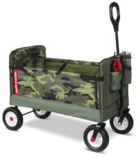 Radio Flyer, 3-in-1 off-Road EZ Fold Camo Wagon, Folding Wagon