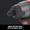 CRAFTSMAN 20V MAX Impact Driver, 1/4 Inch, 2,800 RPM, LED Work light, Battery and Charger Included (CMCF800C1) CRAFTSMAN 20V MAX Impact Driver, 1/4 Inch, 2,800 RPM, LED Work light, Battery and Charger Included (CMCF800C1)