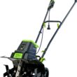Earthwise TC70125 12.5-Amp 16-Inch Corded Electric Tiller/Cultivator, Green