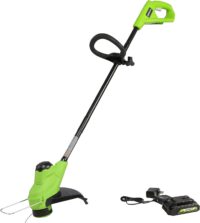 Greenworks 24V 10" Cordless TORQDRIVE™ String Trimmer, 2.0Ah USB Battery and Charger Included
