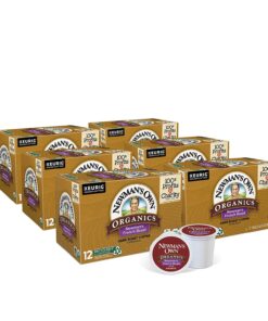 Newman's Own Organics French Roast, Single-Serve Keurig K-Cup Pods, Dark Roast Coffee Pods, 72 Count