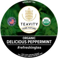 Organic Peppermint Tea Pods for Keurig Compatible Brewers 1 Count (pack of 36))