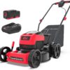 PowerSmart Lawn Mower Battery Powered with Bag, 17 Inch 3-in-1 with 40V 4.0Ah Lithium-ion Battery and Charger