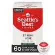 Seattle's Best Coffee 6th Avenue Bistro Dark Roast K-Cup Pods | 6 boxes of 10 (60 Total Pods)