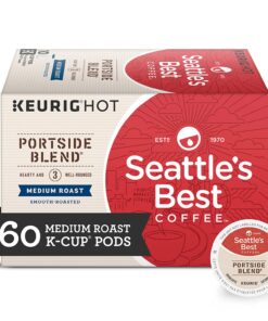 Seattle's Best Coffee Portside Blend Medium Roast K-Cup Pods | 10 Count (Pack of 6)