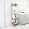 Mainstays 5-Shelf Steel Storage Shelf Unit, Oil Rubbed Bronze Finish