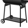 Royal Gourmet 30" CC1830 627 Square inches Barrel Charcoal Grill with Side Table