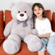 MorisMos Giant Teddy Bear 39.3'' Stuffed Animal Soft Big Bear Plush Toy, Gray