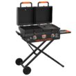 Blackstone 1550 On The Go Portable Gas Griddle and Grill in Black