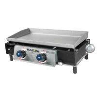 Razor Griddle GGT2130M 25 Inch Portable 2 Burner LP Propane Gas Grill, Steel