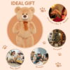 MorisMos Giant Teddy Bear 35.4'' Soft Stuffed Animal Big Bear Plush Toy, Tan MorisMos Giant Teddy Bear 35.4'' Soft Stuffed Animal Big Bear Plush Toy, Tan