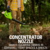 Greenworks 40V 135 CFM Cordless Leaf Blower/Sweeper, Battery Not Included, 24282