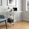 Mainstays Side Storage Desk - White