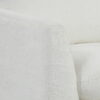 Desert Fields Sherpa Chair with Wood Legs, Cream