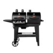 Char-Griller E5037 Dual Threat 2-Burner Gas and Charcoal Grill in Black