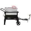 CreoleFeast CFB1001A Single Sack Crawfish Boiler Outdoor Stove Propane Gas Grill Cooker in Black
