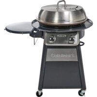 Cuisinart CGG-888 2-Burner Propane Gas 360-Degree Griddle Cooking Center in Gray with Stainless Steel Lid
