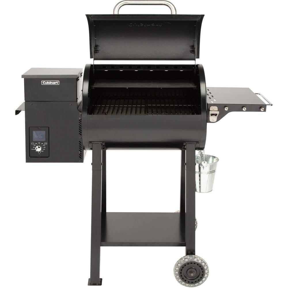 Cuisinart CPG 465 465 sq. in. Wood Pellet Grill and Smoker in Gray Discounttoday